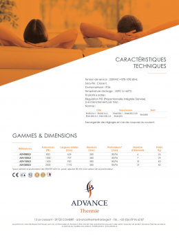 Advance Thermie 2 Chauffage