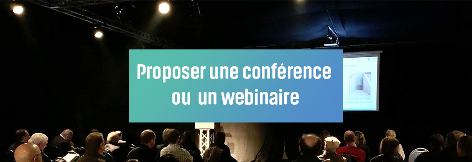 proposer une conférence ou un webinaire