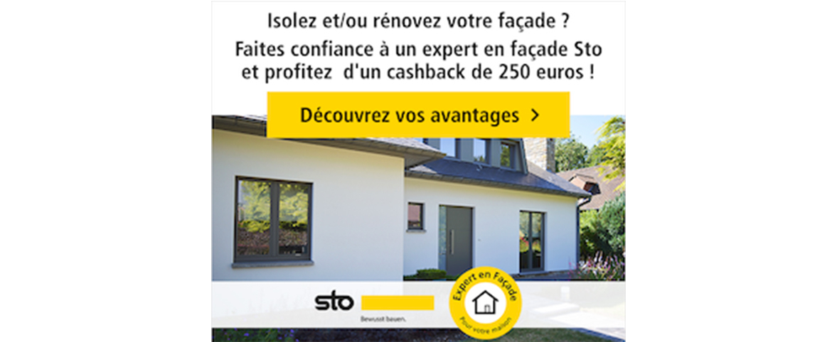 Rénovez votre façade et recevez 250 euros de cashback