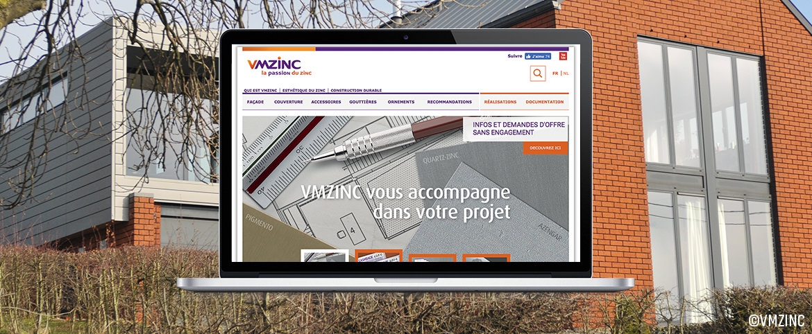 VMZINC site internet VMZINC site internet
