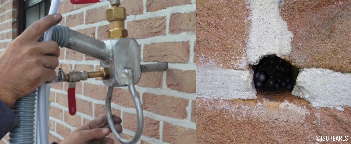 Isolation des murs creux Isolation des murs creux