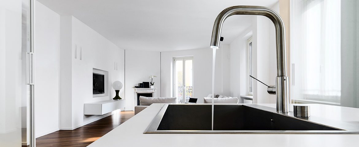 Robinetterie de salle de bain moderne